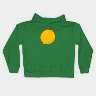 Lemon Hand Drawn Kids Hoodie